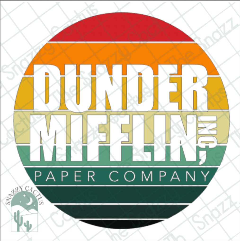 Dunder Mifflin Circles PNG