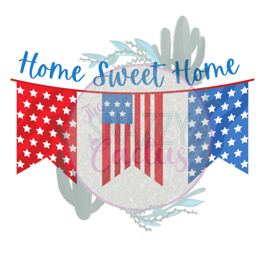 Home Sweet Home Pennants PNG ONLY