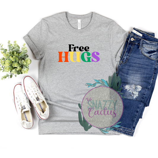 Free Hugs Pride Tee