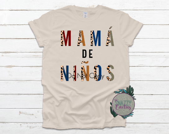 Mama De Ninos Color Block Tee